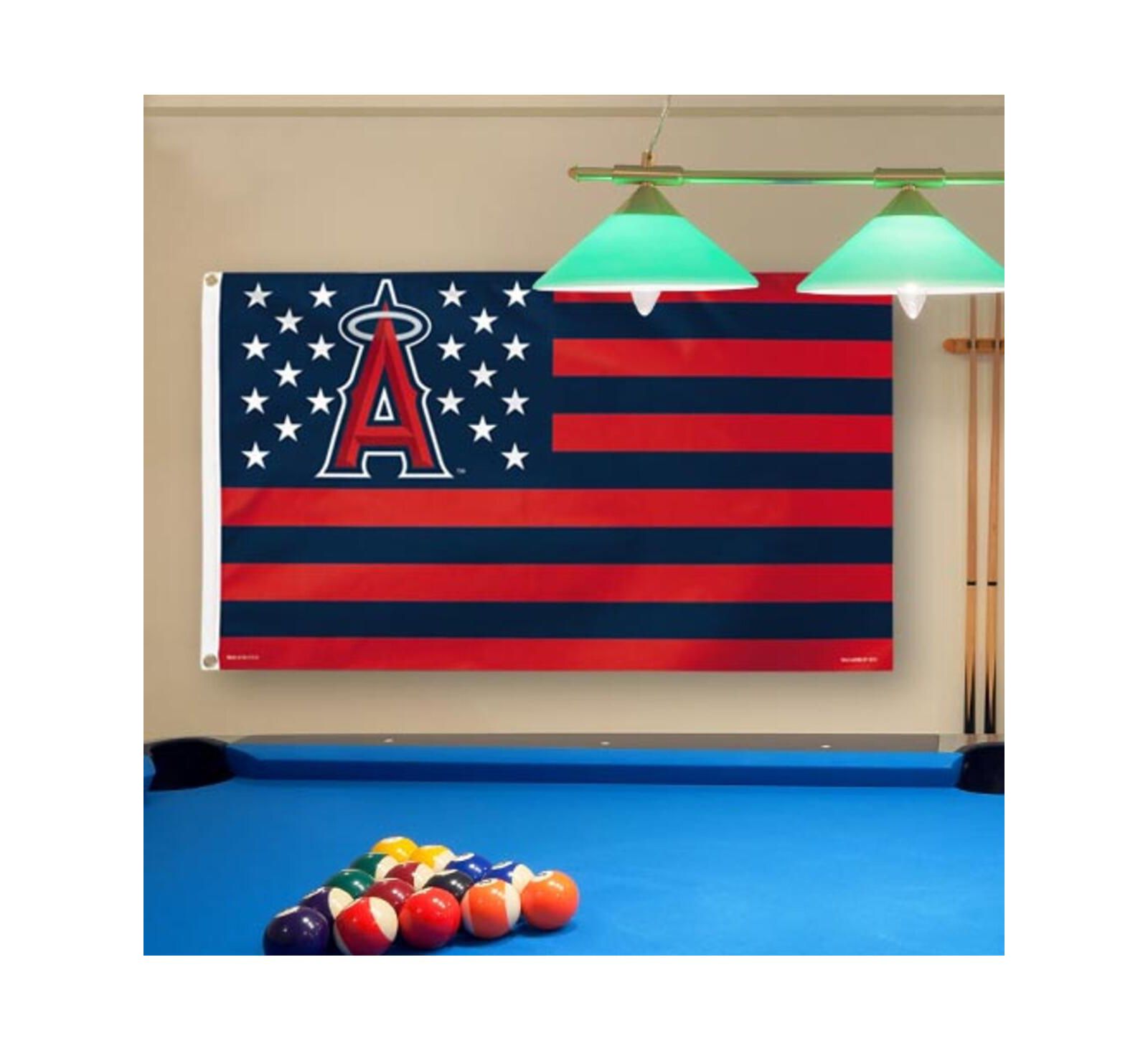 Wincraft Los Angeles Angels флаг Deluxe Stars and Stripes, 3' x 5'