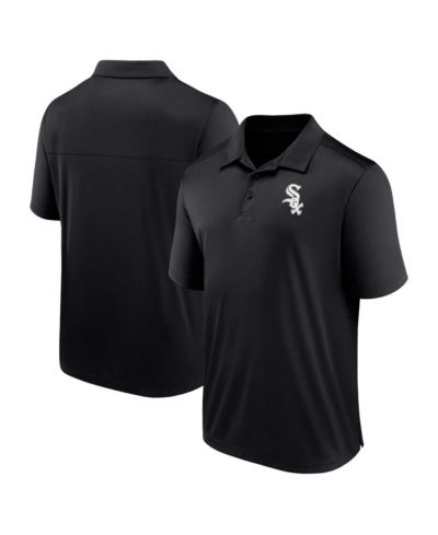 Men's Fanatics Black Chicago White Sox Logo Polo Shirt