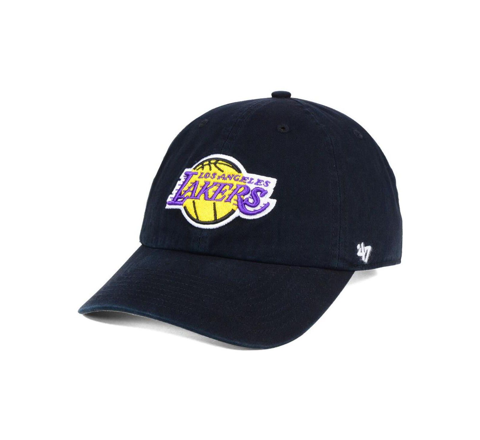Мужская кепка '47 Brand Los Angeles Lakers Clean Up Hat - Black