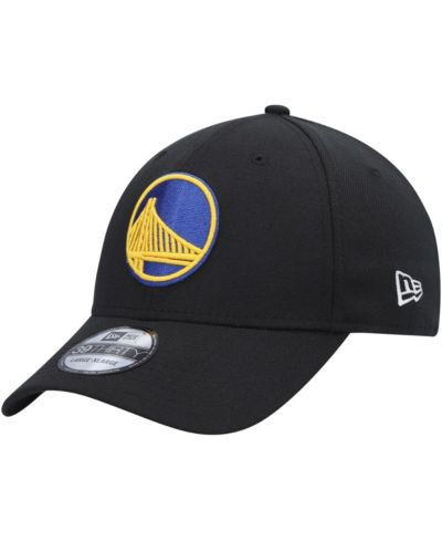 Мужская кепка New Era Black Golden State Warriors Official Team Color 39THIRTY Flex