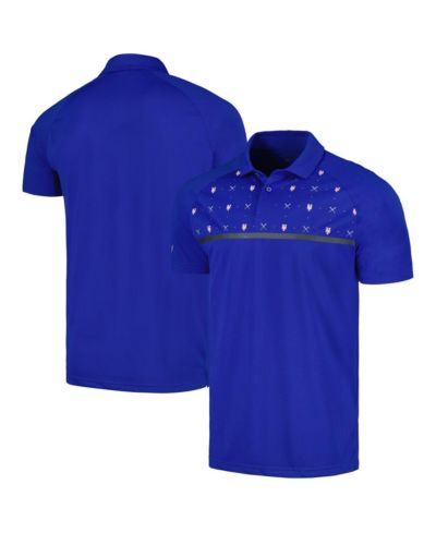 Мужская рубашка поло LevelWear Royal New York Mets Sector Batter Up Raglan