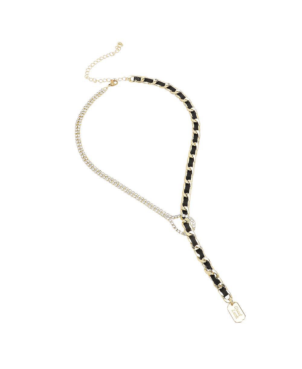 Ожерелье SOHI Women's Bling Chain Rosary Necklace