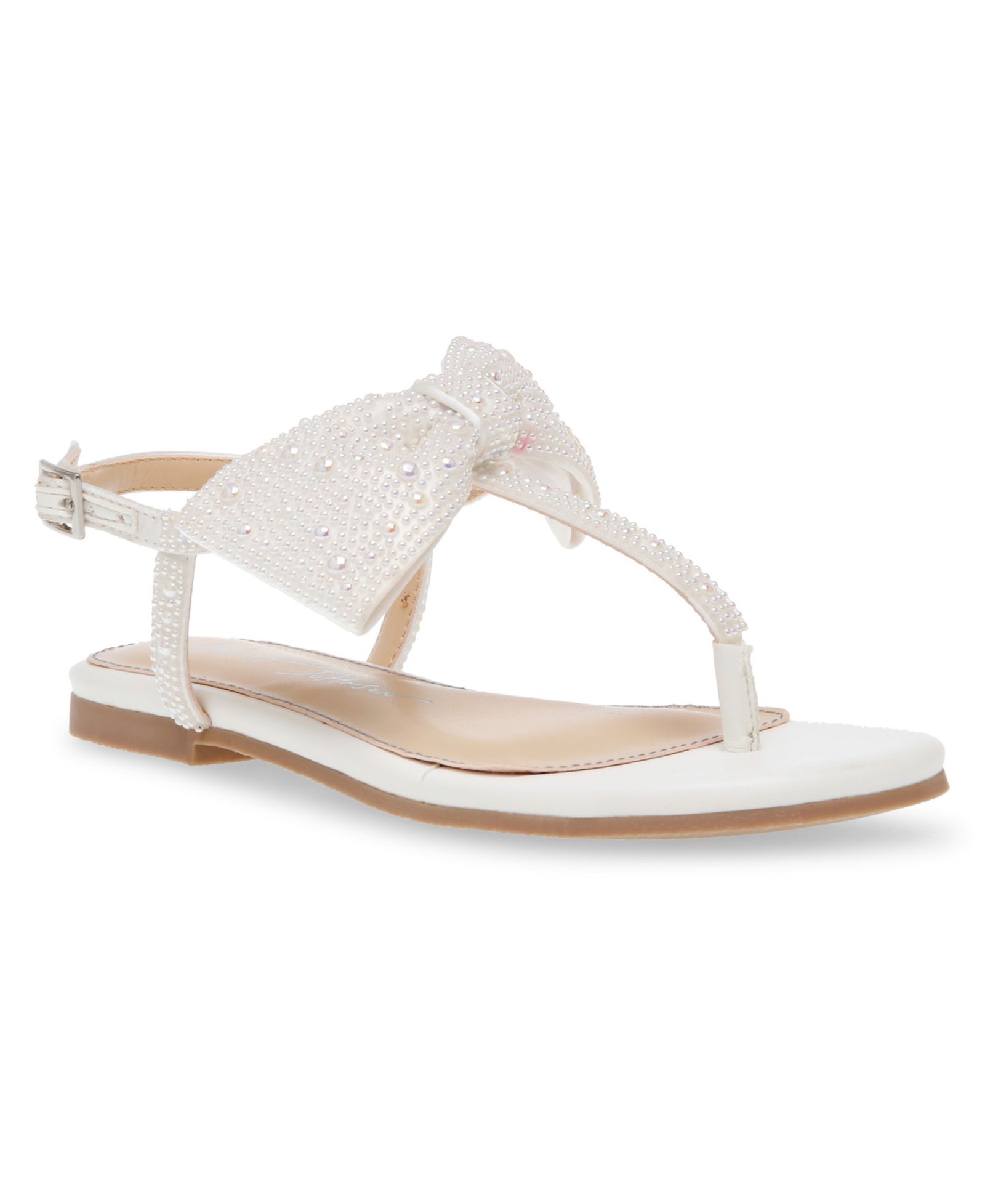 Сандалии Betsey Johnson Sasha T-strap с декором в виде банта для девочек