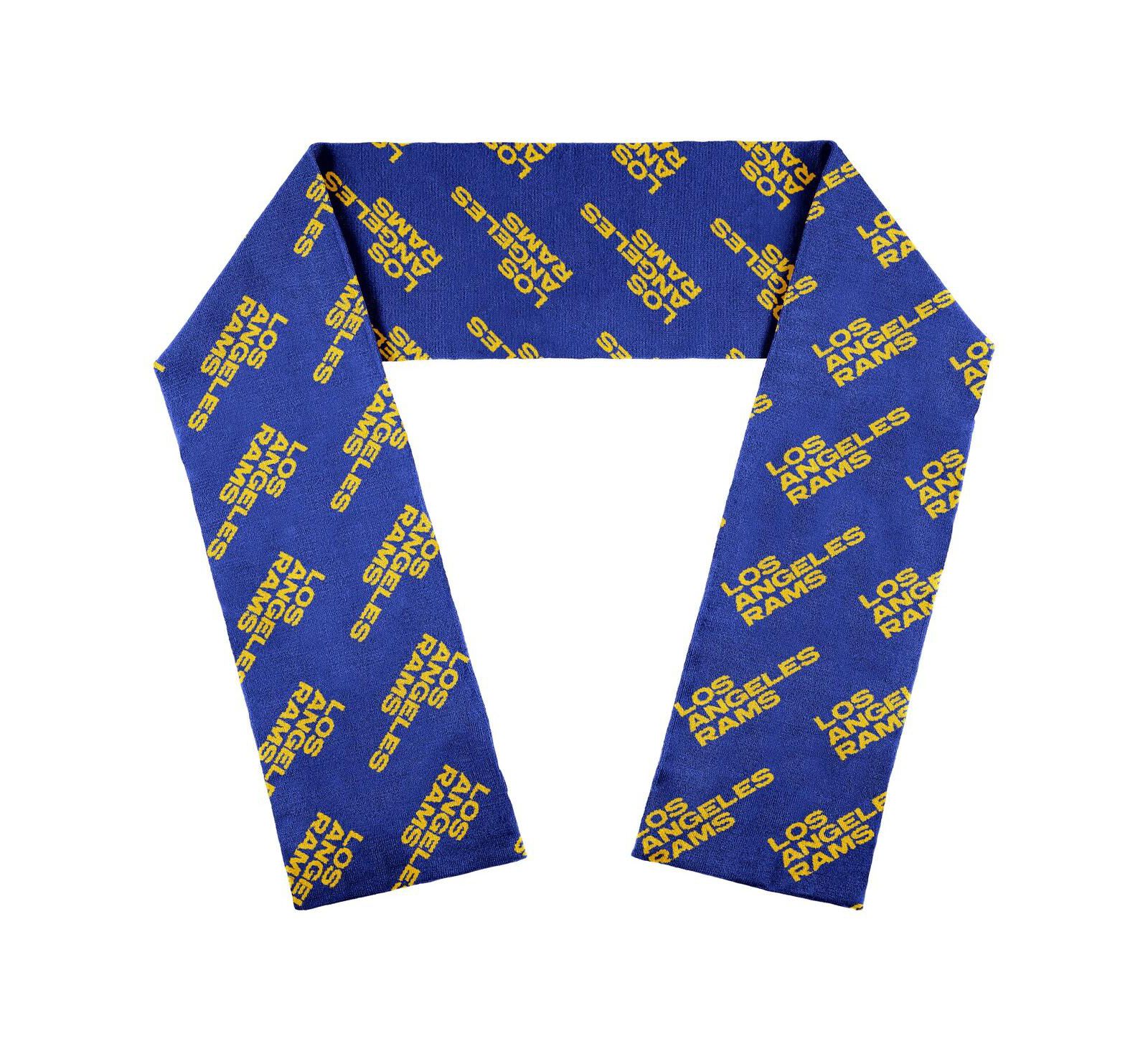 Women's WEAR by Erin Andrews Los Angeles Rams Team Wordmark Scarf