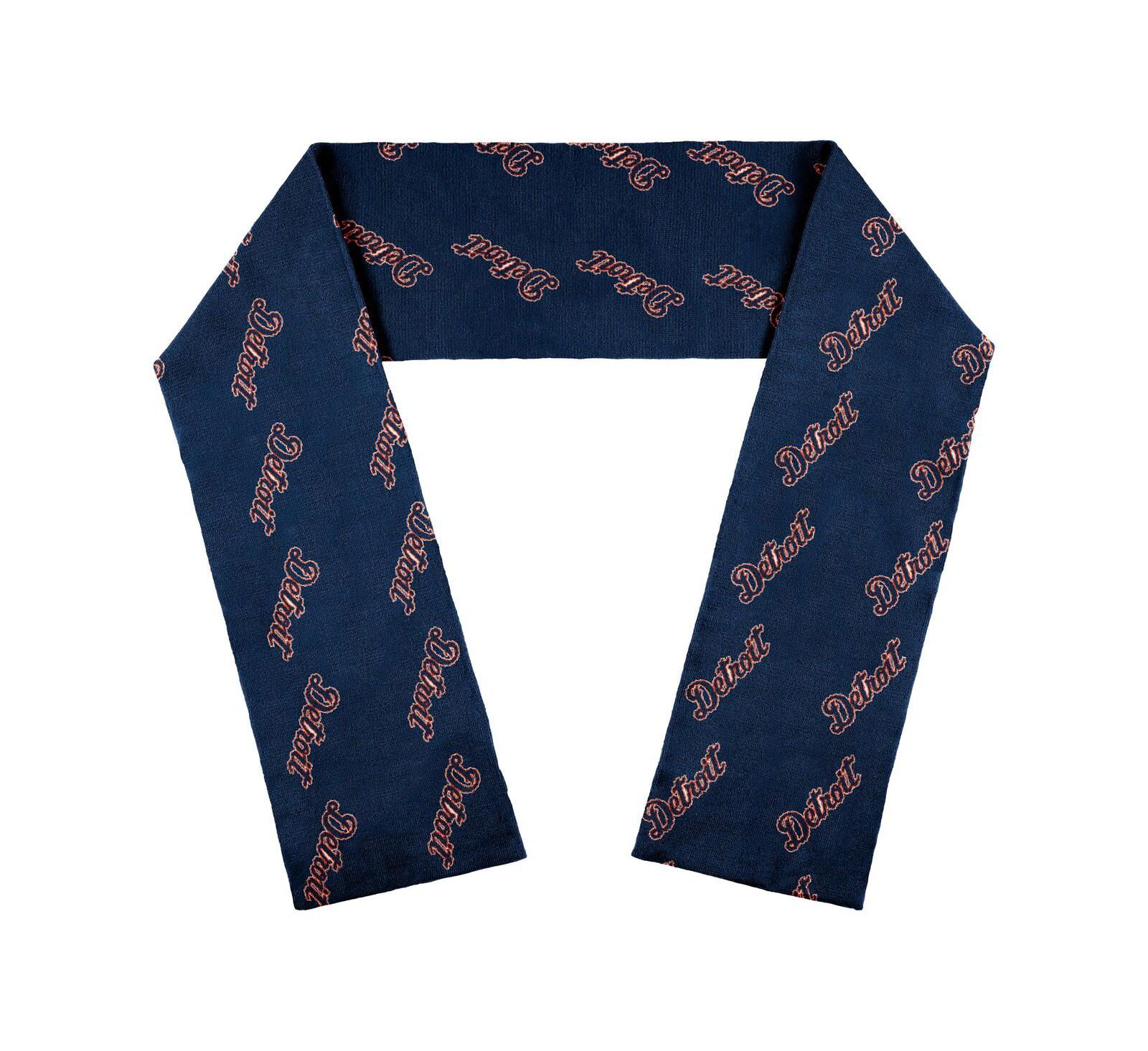 Women's WEAR by Erin Andrews Detroit Tigers Team Wordmark Scarf