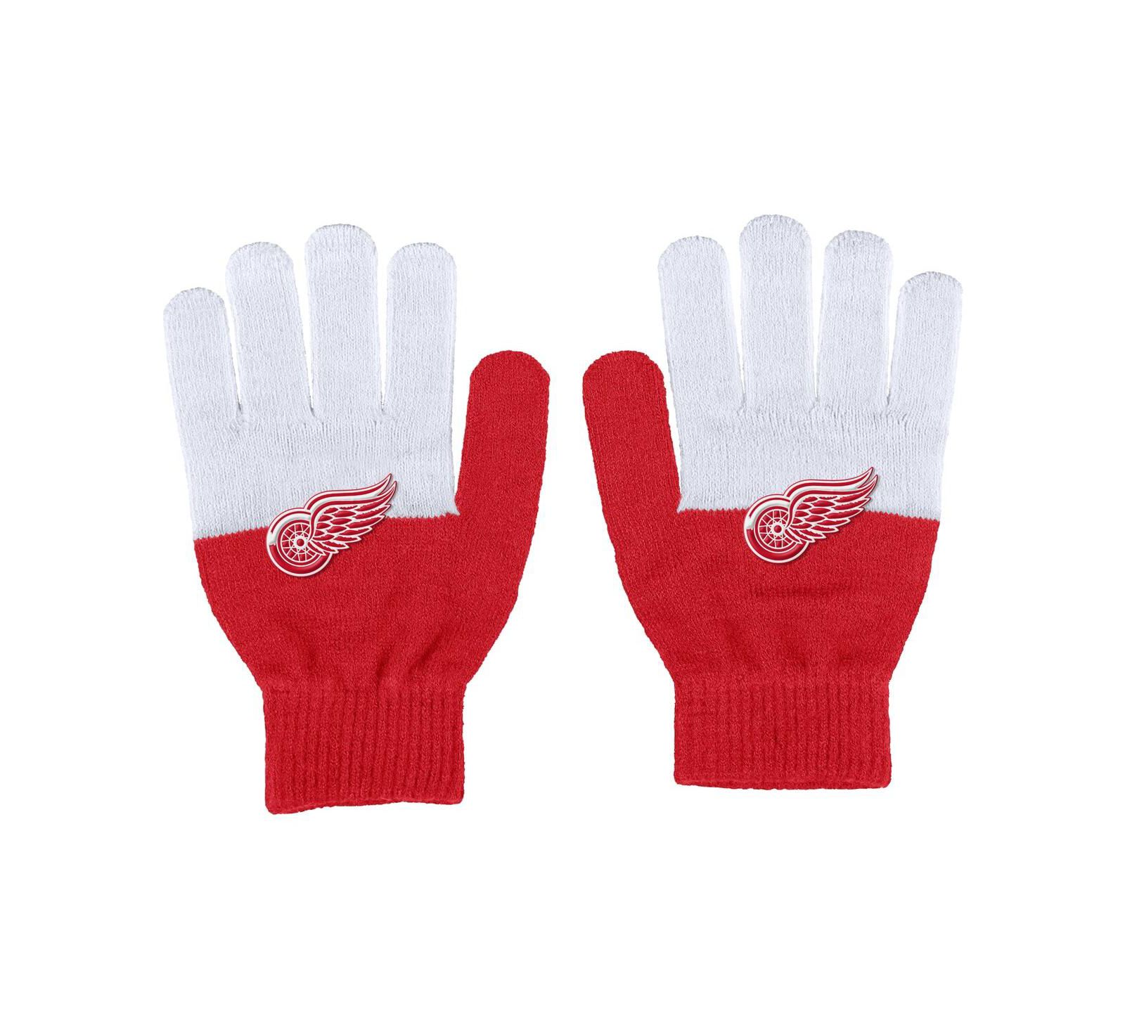 Женские перчатки WEAR by Erin Andrews Detroit Red Wings