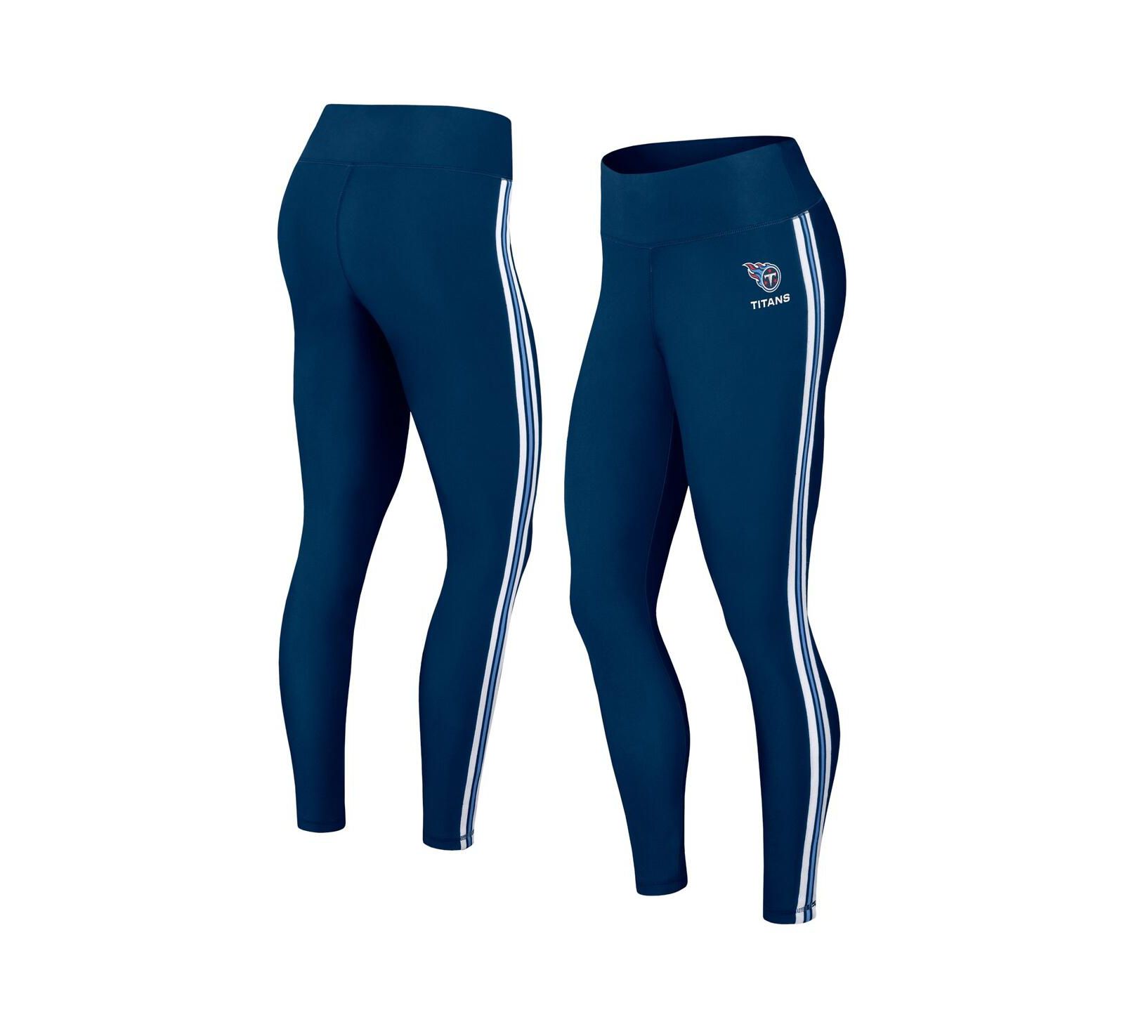 Женские леггинсы WEAR by Erin Andrews Navy Tennessee Titans Color Block