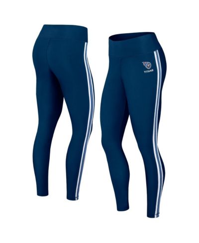 Женские леггинсы WEAR by Erin Andrews Navy Tennessee Titans Color Block
