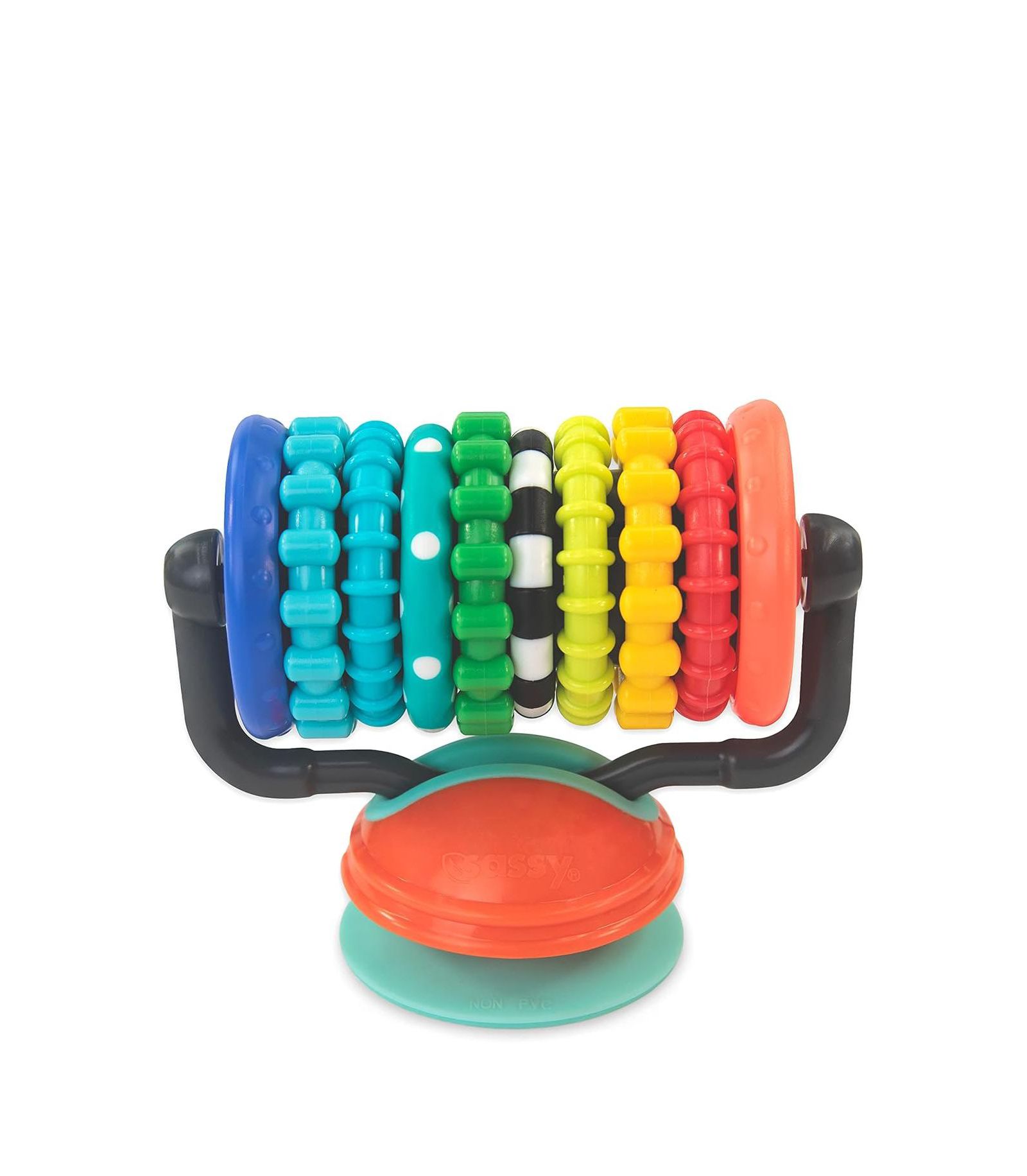Игрушка Sassy Eco Rings Around Tray, из биопластика, 6+ месяцев