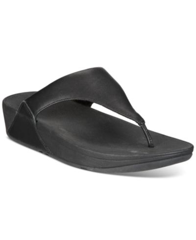 Кожаные сандалии FitFlop Lulu Toe-Thongs