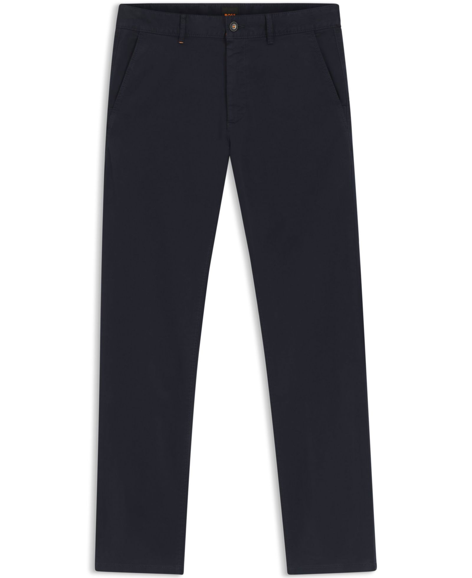 BOSS by Hugo Boss Men's Stretch-Cotton Satin Slim-Fit Chinos
