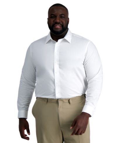 Мужская классическая рубашка Haggar Men’s Smart Wash® Classic Fit