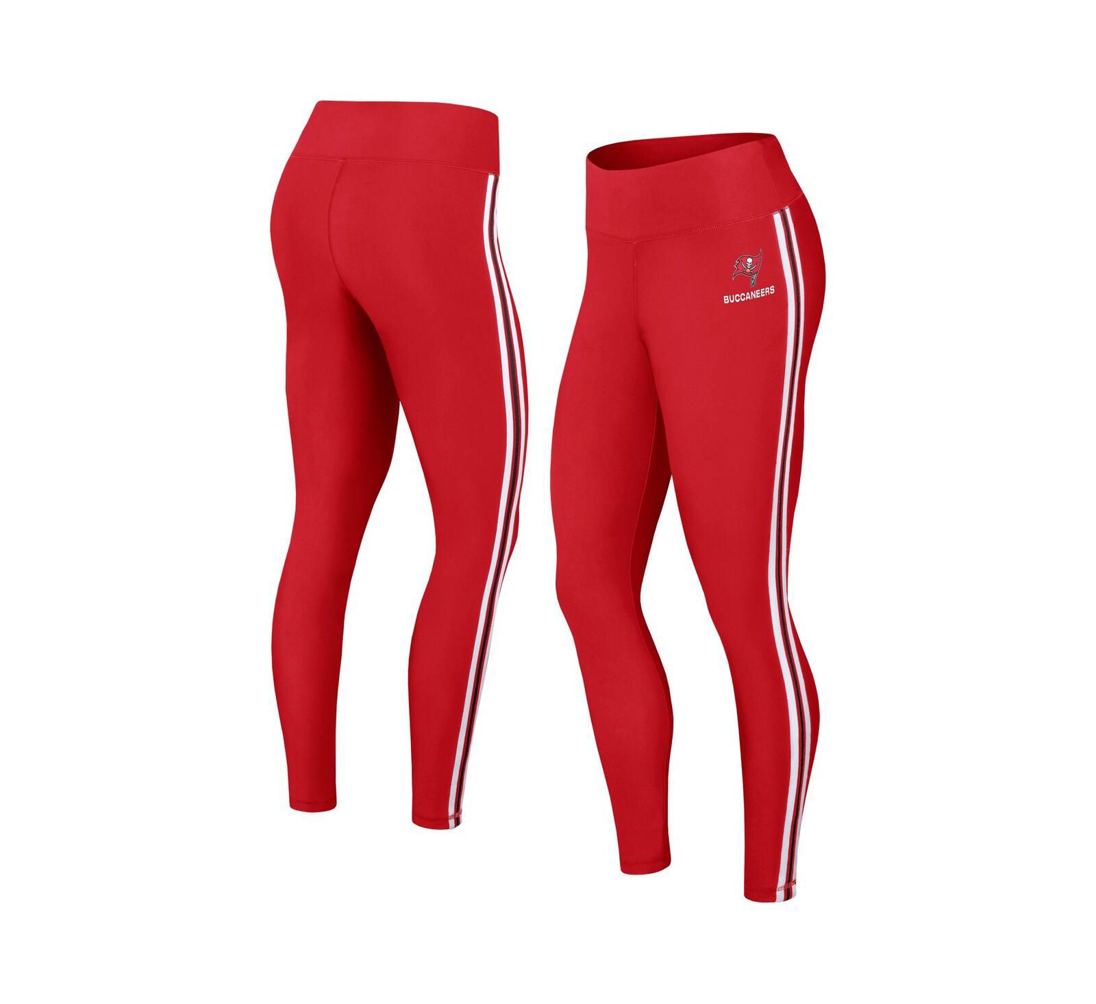 Женские леггинсы WEAR by Erin Andrews Red Tampa Bay Buccaneers с цветовым блоком