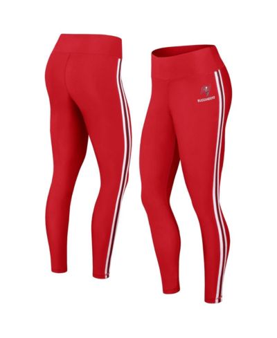 Женские леггинсы WEAR by Erin Andrews Red Tampa Bay Buccaneers с цветовым блоком