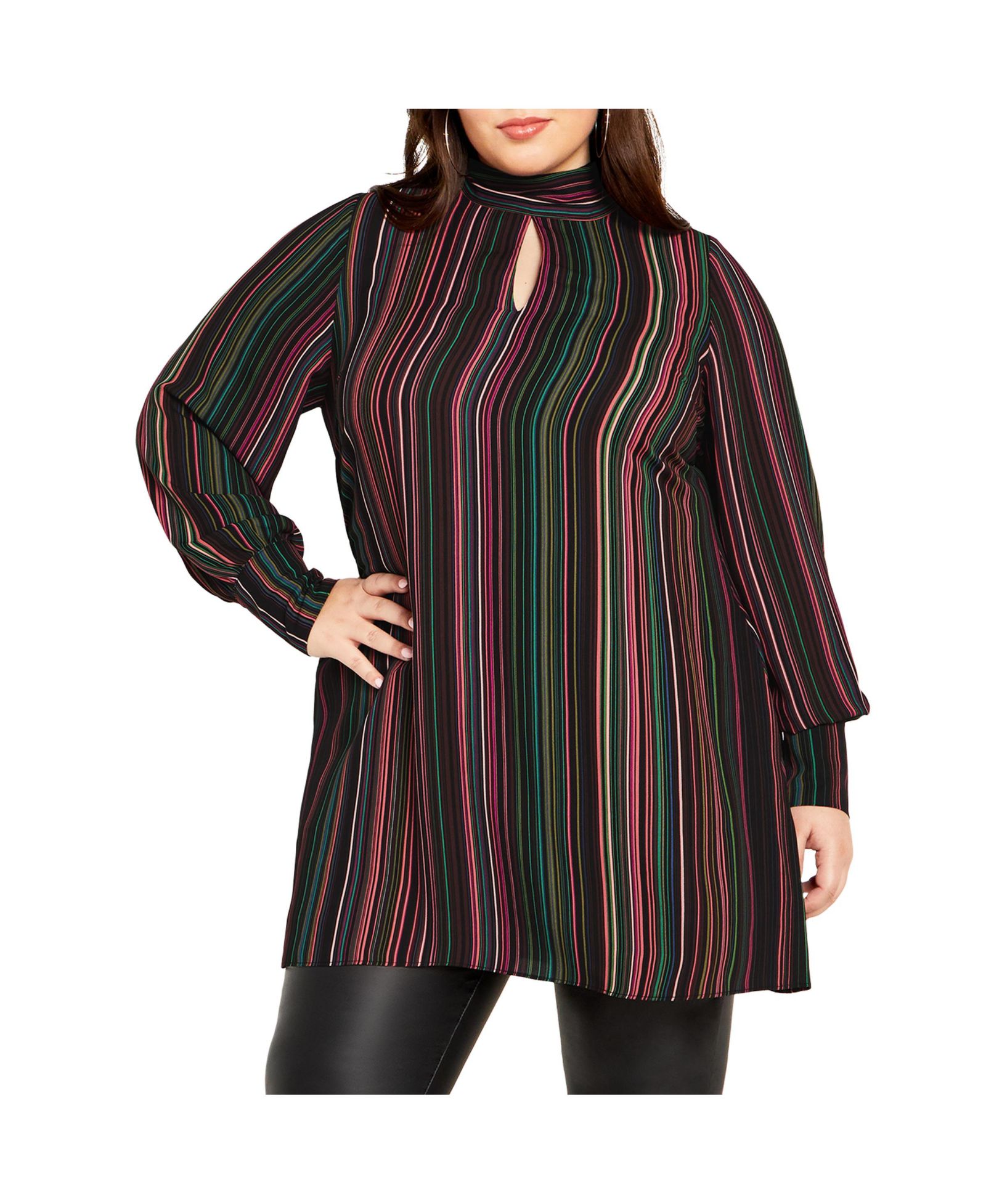 Топ-туника CITY CHIC Plus Size Illusion