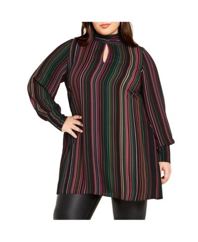 Топ-туника CITY CHIC Plus Size Illusion