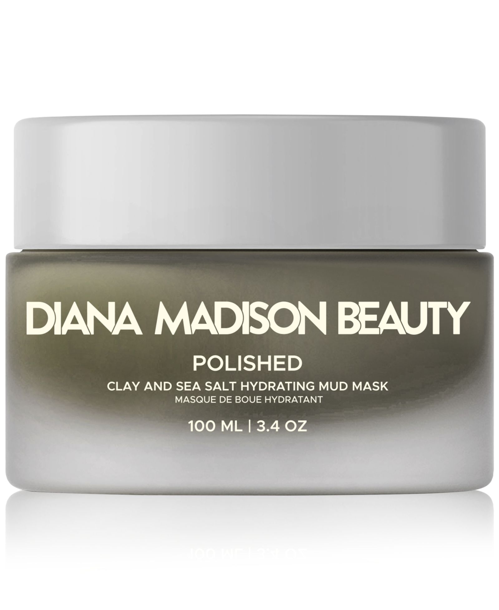 Diana Madison Beauty Polished Clay & Sea Salt Hydrating Mud Mask, 3.4 oz.