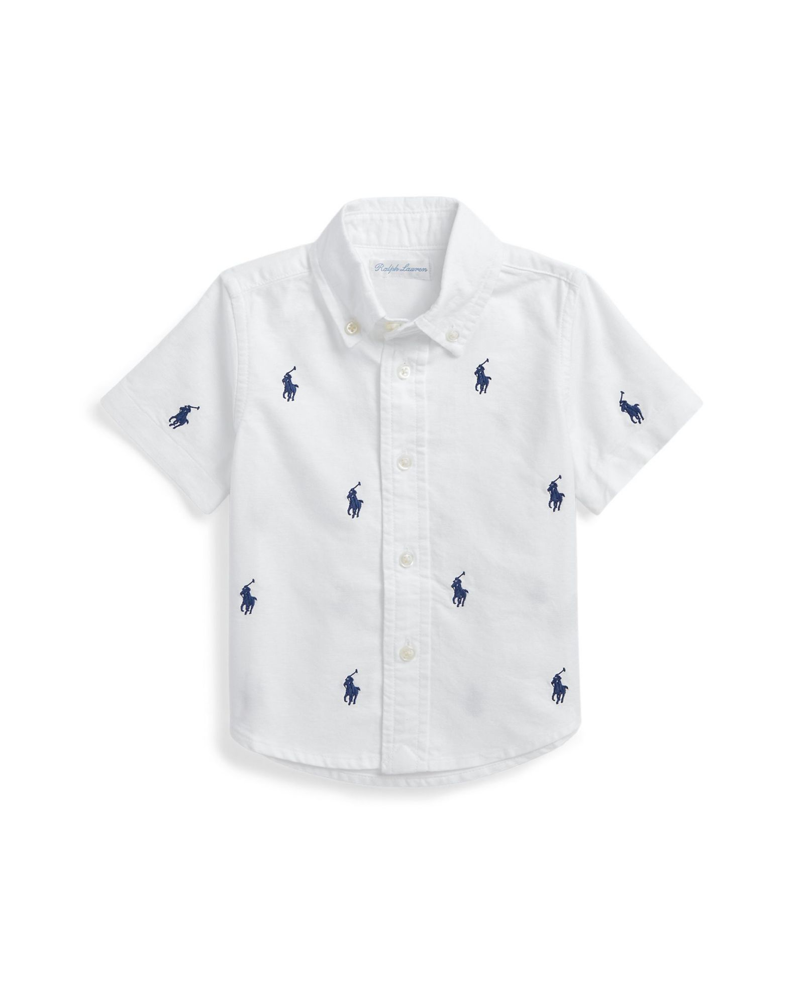 Polo Ralph Lauren Baby Boys Pony Oxford Short-Sleeve Shirt