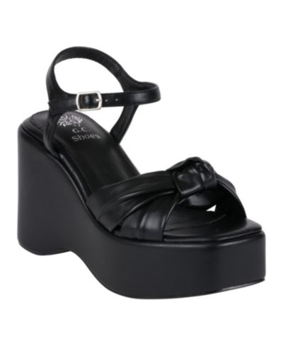 GC Shoes Women's Analia Platform Wedge Sandals