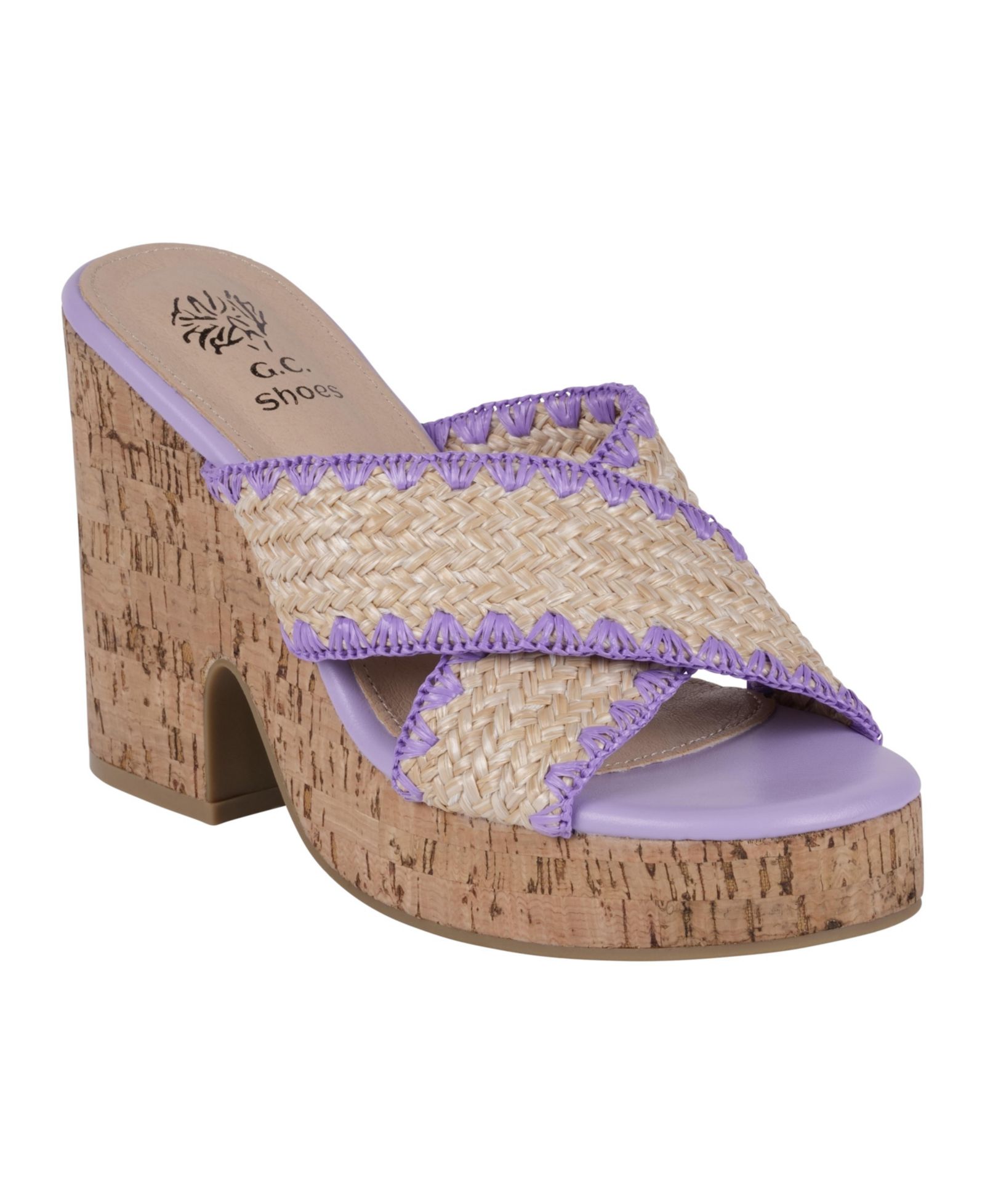 Сандалии GC Shoes Women's Elsa Woven Cork Heel Platform