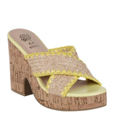 Сандалии GC Shoes Women's Elsa Woven Cork Heel Platform