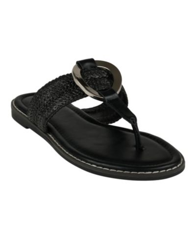 Женские сандалии GC Shoes Women's Jovie Woven Thong Flat