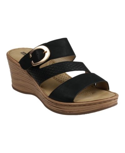 Женские сандалии GC Shoes Odalis Buckle Comfort Wedge