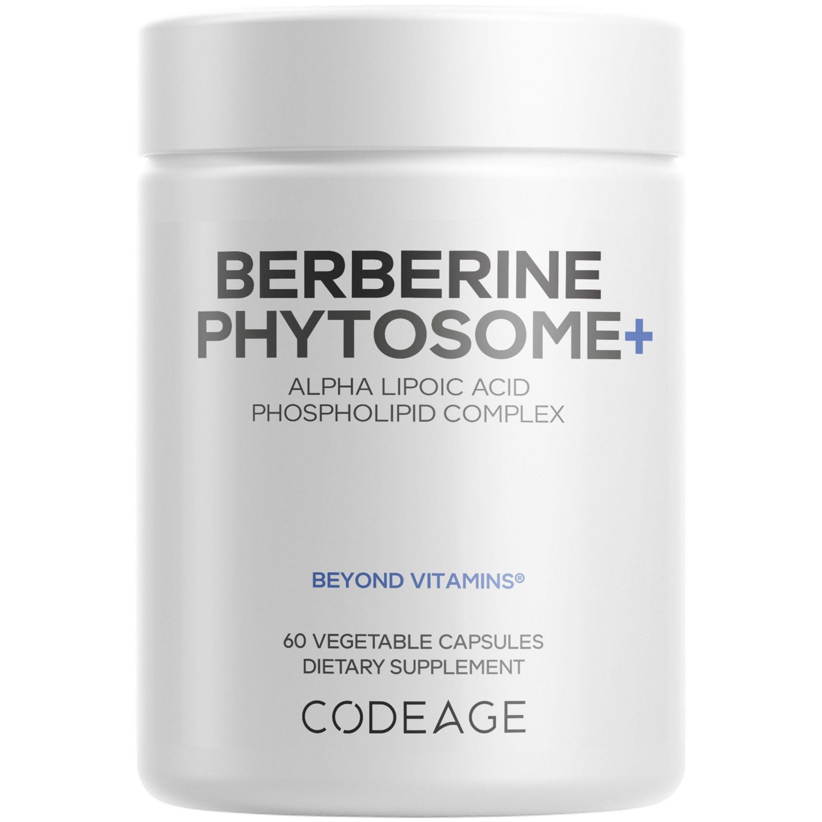 Berberine Phytosome Codeage — экстракт барбариса, альфа-липоевая кислота, фосфолипиды — 60 капсул