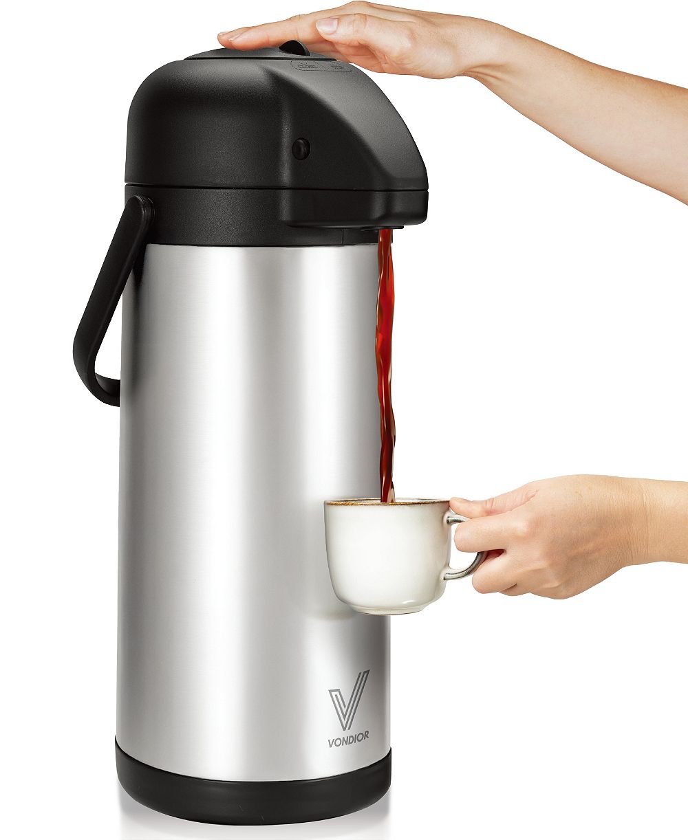 Термос VONDIOR Thermal Coffee Carafe 102 oz, из нержавеющей стали