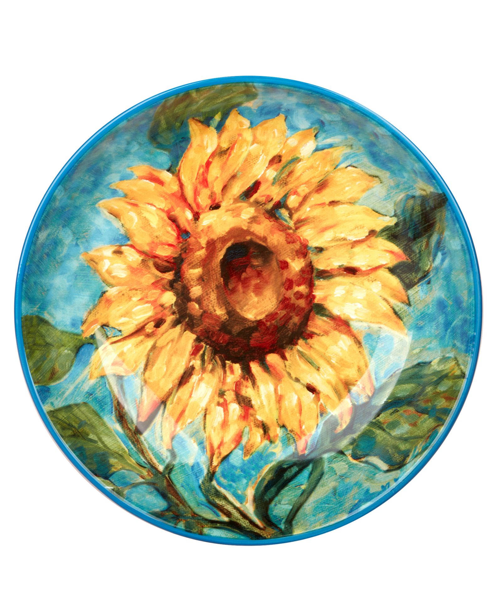 Сервировочная чаша Certified International Golden Sunflowers