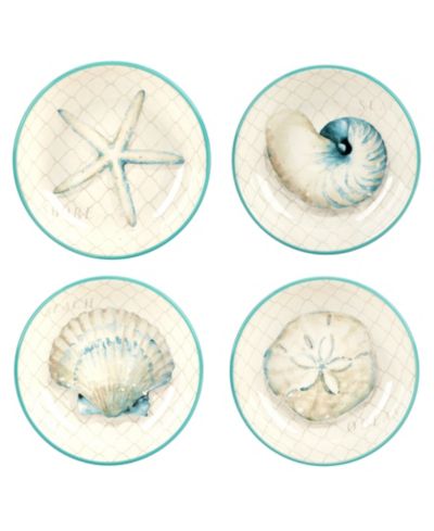 Certified International Ocean View Soup Bowls, Set of 4