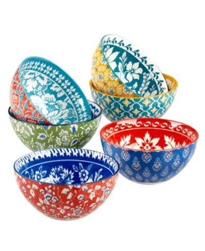 Набор из 6 универсальных чаш Certified International Panache All-Purpose Bowls