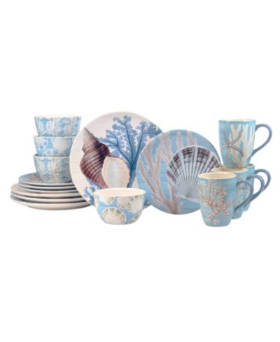 Certified International Beyond the Shore 16 Pc. Dinnerware Set, Service for 4