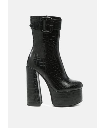 London Rag Womens Bumpy Platform Bootie