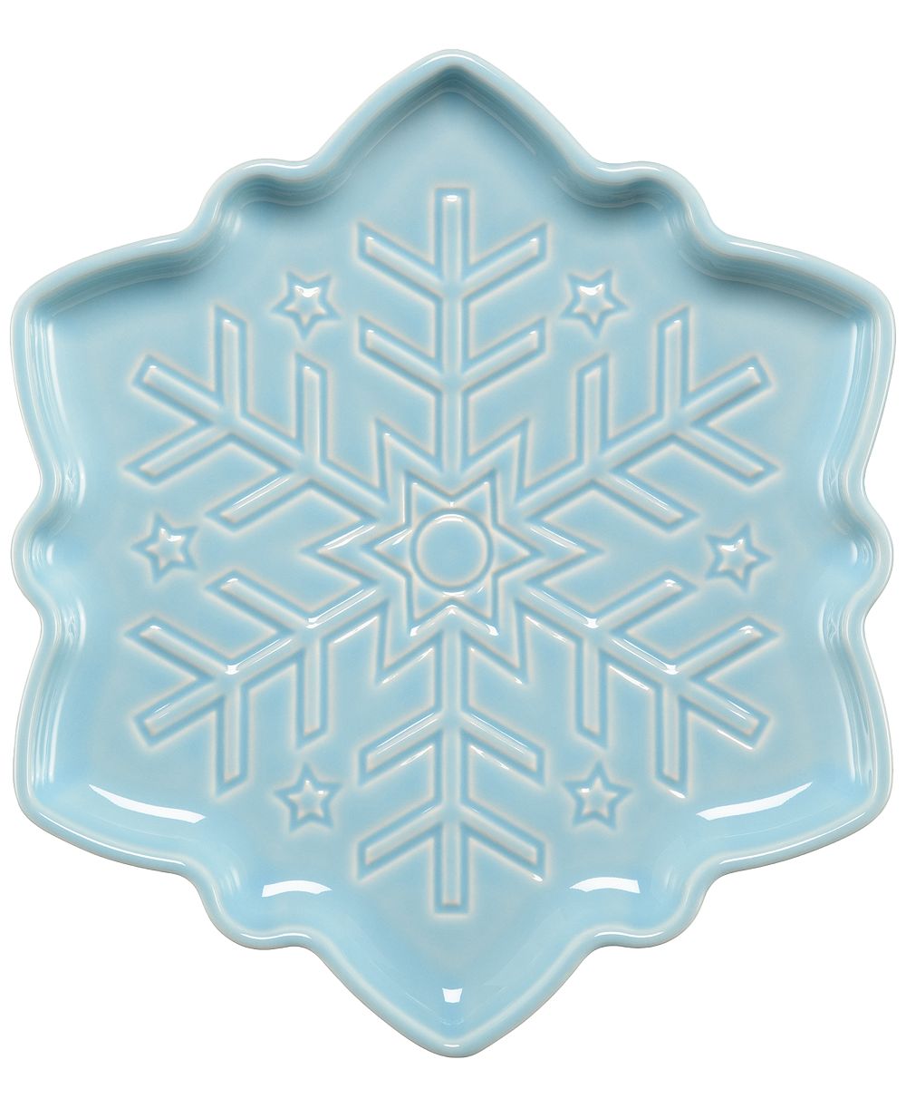 Fiesta Snowflake Shaped Plate, Exclusively at Macy's
