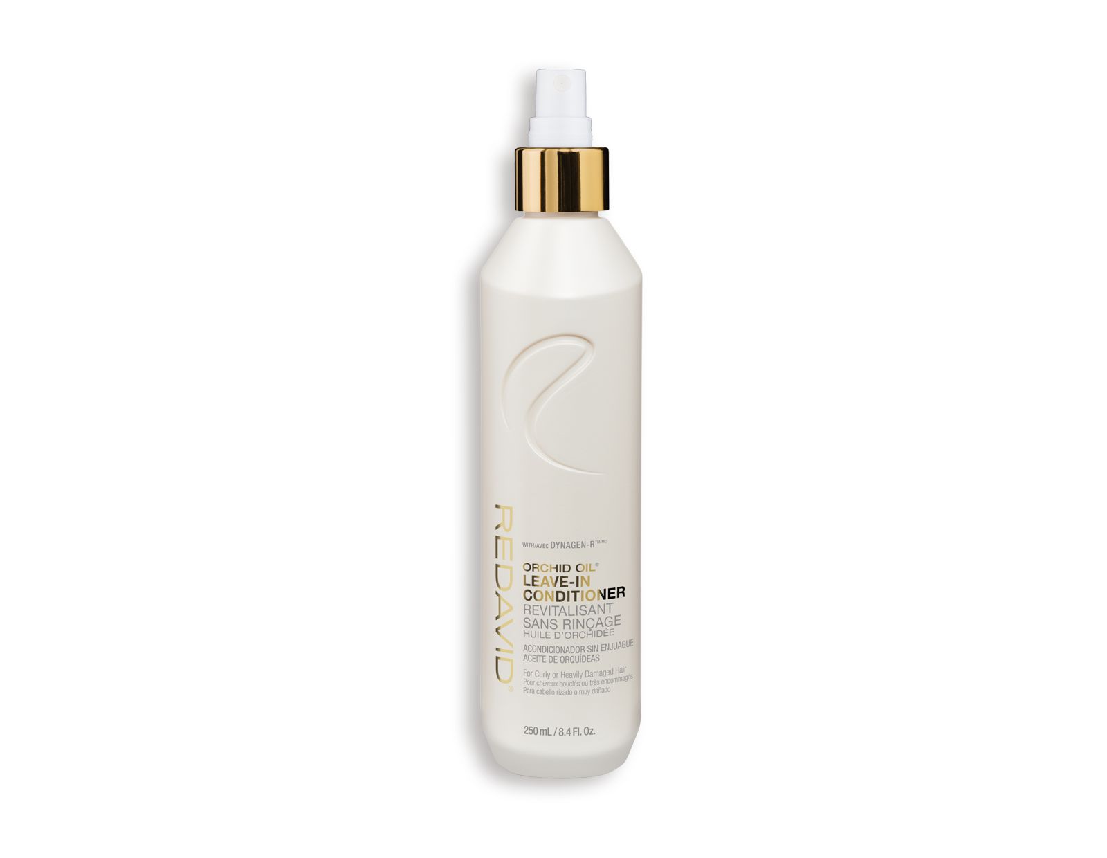 REDAVID  Salon Products Orchid Oil Leave-In Conditioner for Curly or Heavily Damaged Hair, 250 ml