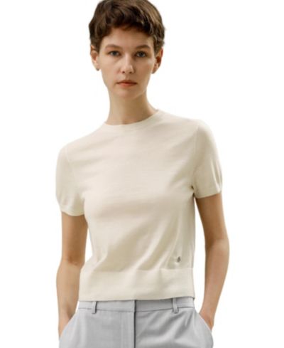 LILYSILK Women's Cashmere Round Neck Sweater
