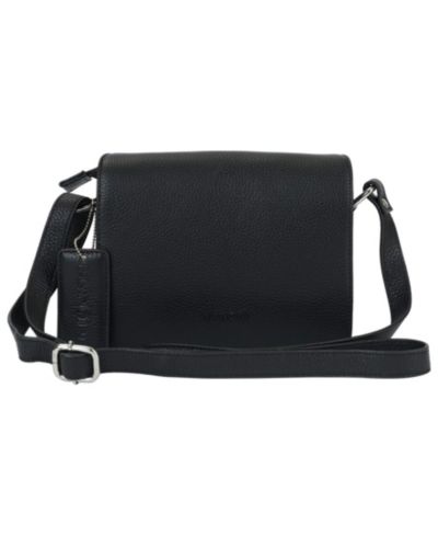 Сумка через плечо Mancini Pebble Leather Connie Crossbody