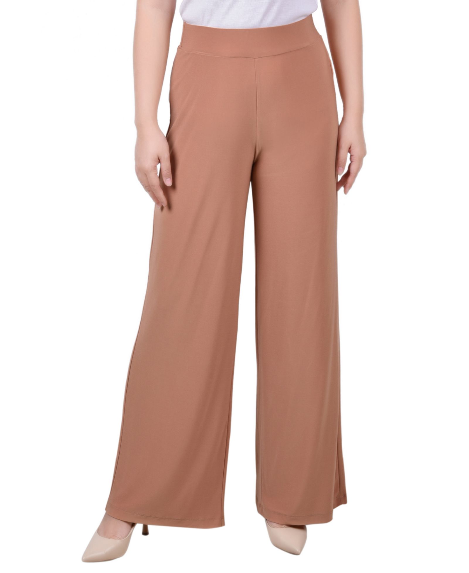 NY Collection Женские брюки широкого кроя
