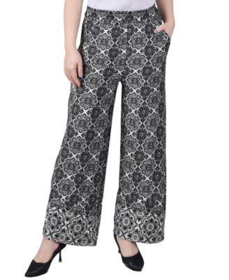 Женские брюки NY Collection Wide Leg Pull On