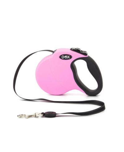 Retractable Dog Leash with Strong Reflective Nylon Strips