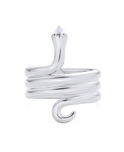 Bling Jewelry кольцо в стиле бохо с обвивающим змеиным узором из стерлингового серебра