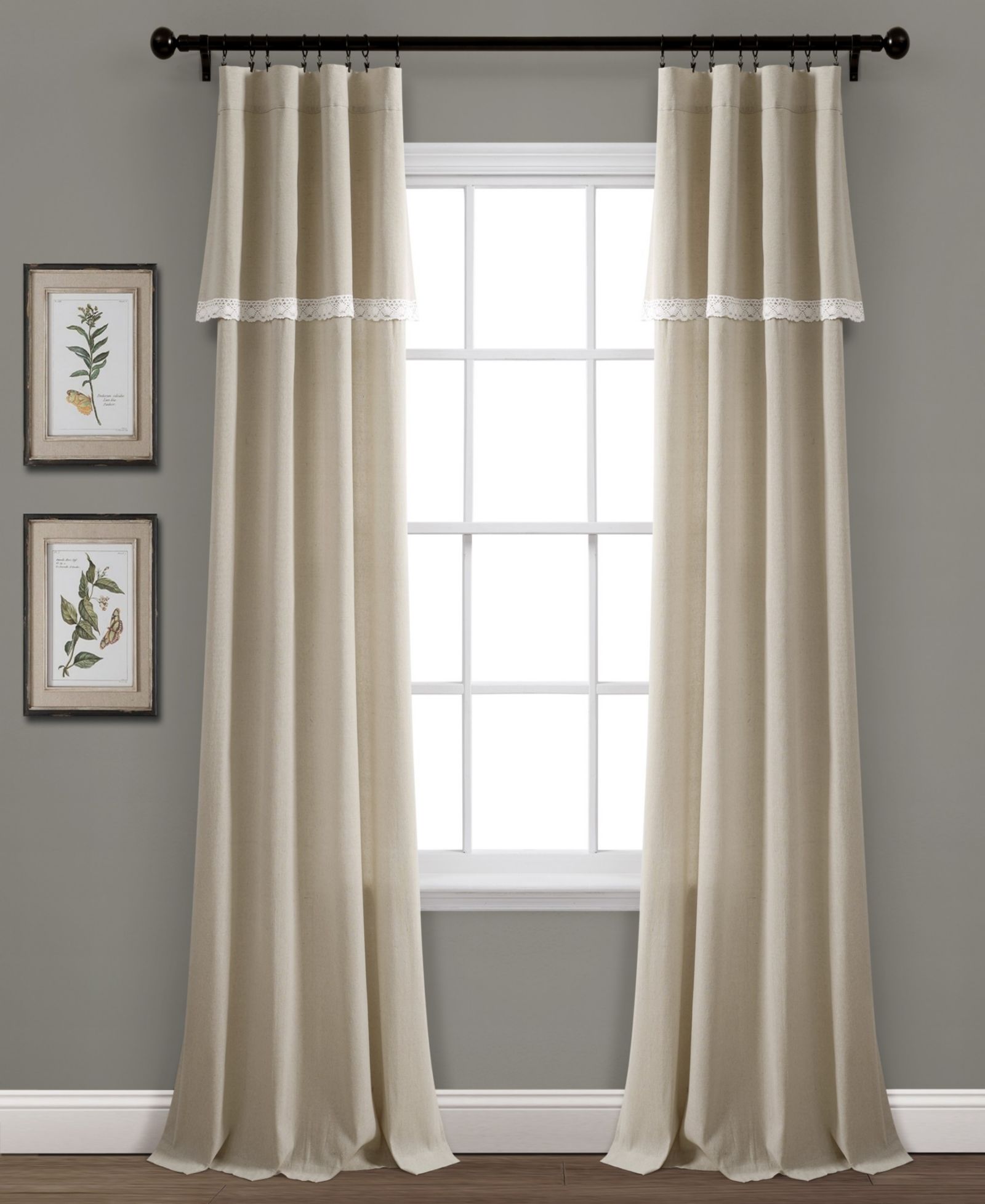 Портьеры Lush Decor Linen Lace