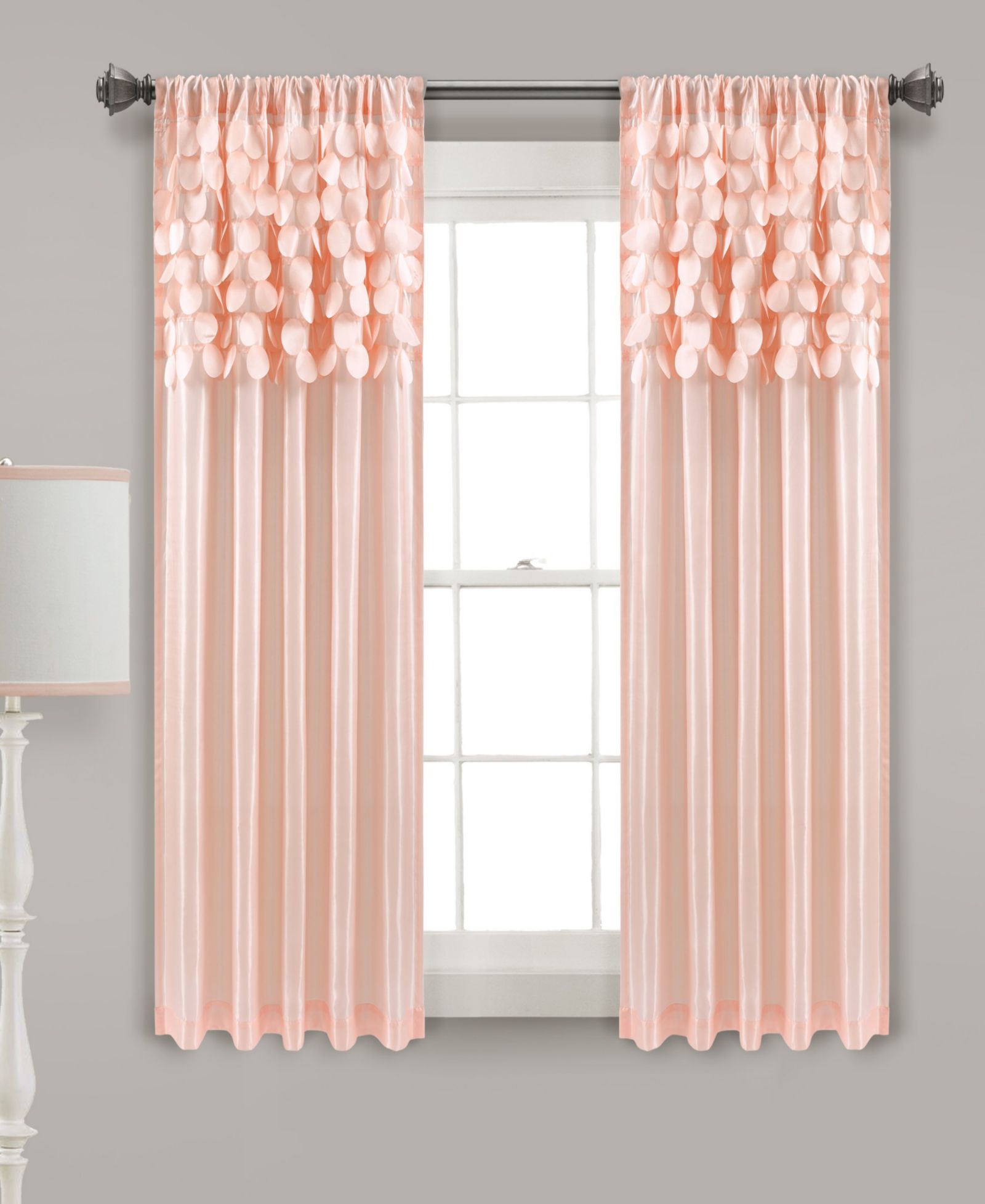 Занавески Lush Decor Circle Dream Window Curtain Panels
