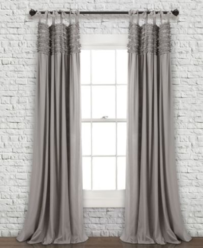 Lydia Ruffle Window Curtain Panels