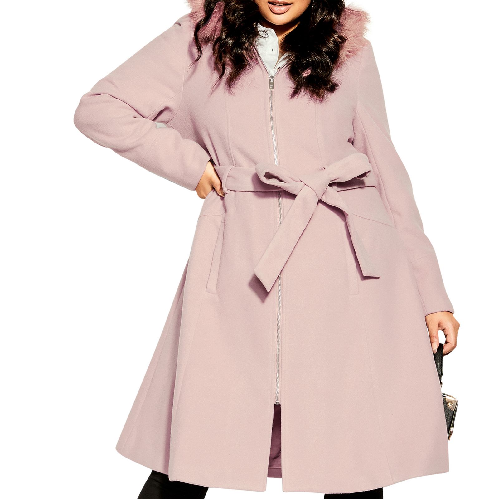 Женское пальто CITY CHIC Plus Size Miss Mysterious