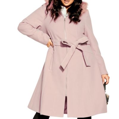 Женское пальто CITY CHIC Plus Size Miss Mysterious