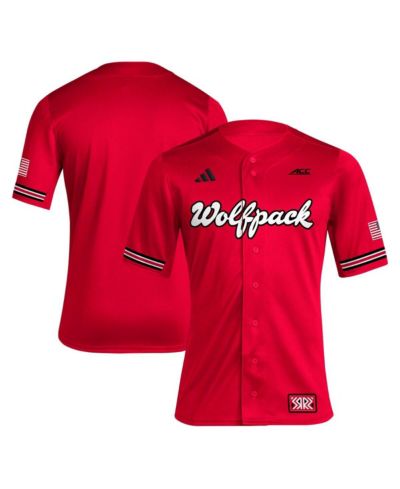 Мужская бейсболка Adidas NC State Wolfpack Reverse Retro Replica jersey Baseball Jersey