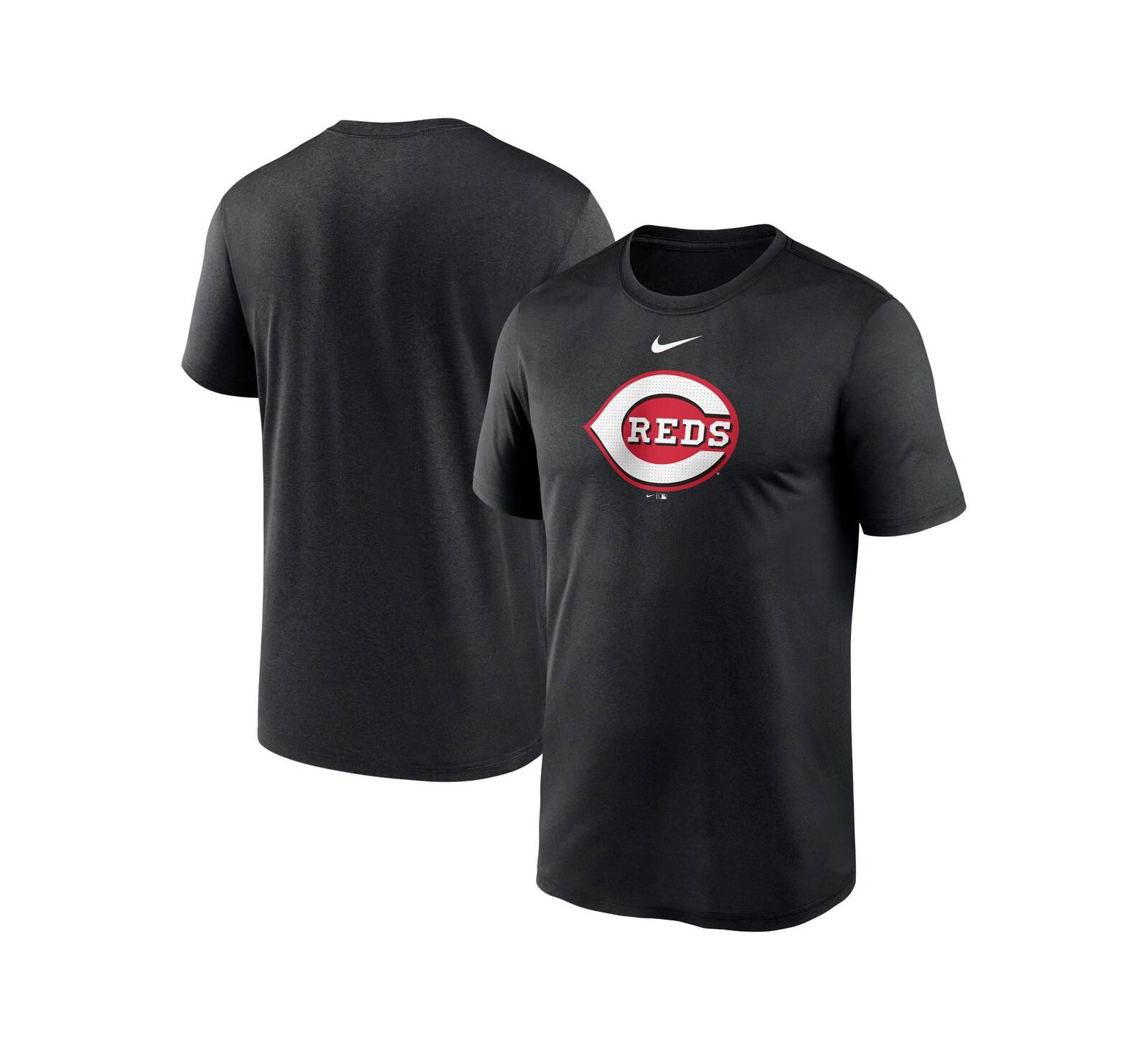 Men's Nike Black Cincinnati Reds Legend Fuse Large Logo Performance T-shirt