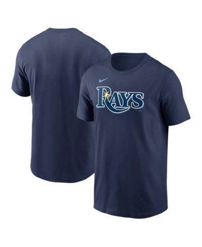 Men's Nike Navy Tampa Bay Rays Fuse Wordmark T-shirt